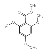 2,4,6-三甲氧基苯甲酸甲酯结构式