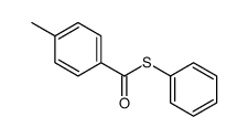 S-phenyl 4-methylbenzenecarbothioate Structure