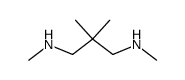 N,N'-dimethyl-2,2-dimethylpropane-1,3-diamine结构式