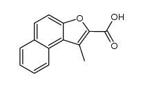 acide methyl-1 naphto[2,1-b]furanne carboxylique-2 Structure