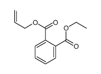Phthalic acid, allyl ethyl ester结构式