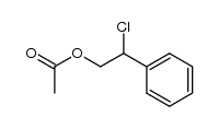 1-acetoxy-2-chloro-2-phenylethane Structure