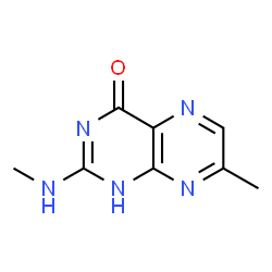4(1H)-Pteridinone,7-methyl-2-(methylamino)-(9CI)结构式
