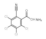 3,4,5,6-四氯-2-氰基苯甲酸胺盐结构式