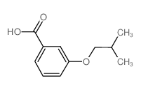 3-异丁氧基苯甲酸结构式