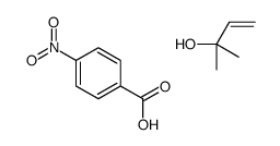 2-methylbut-3-en-2-ol,4-nitrobenzoic acid结构式