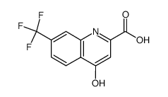 7-trifluoromethyl-4-hydroxy-2-carboxyquinoline Structure