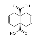 1,4,4a,5,8,8a-hexahydronaphthalene-cis-4a,8a-dicarboxylic acid结构式