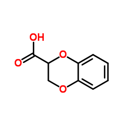 1,4-苯并二烷-2-羧酸结构式