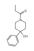 4-phenyl-1-propionyl-piperidin-4-ol Structure