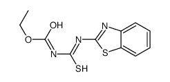 ethyl N-(1,3-benzothiazol-2-ylcarbamothioyl)carbamate Structure