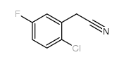 2-Chloro-5-fluorophenylacetonitrile structure