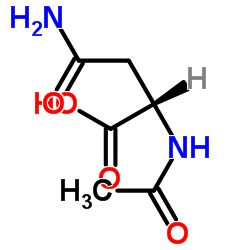 Na-Acetyl-L-asparagine structure