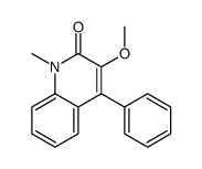 3-methoxy-1-methyl-4-phenylquinolin-2-one结构式