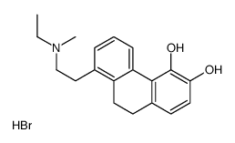 8-[2-[ethyl(methyl)amino]ethyl]-9,10-dihydrophenanthrene-3,4-diol,hydrobromide Structure