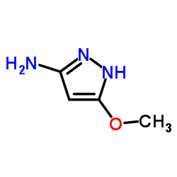 5-甲氧基-1H-吡唑-3-胺结构式