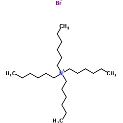 N,N,N-Trihexyl-1-hexanaminium bromide Structure