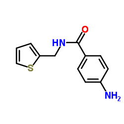 4-氨基-N-噻吩-2-甲基苯甲酰胺结构式