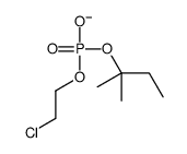 2-chloroethyl 2-methylbutan-2-yl phosphate结构式