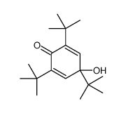 2,4,6-tritert-butyl-4-hydroxycyclohexa-2,5-dien-1-one结构式