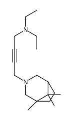 N,N-diethyl-4-(5,8,8-trimethyl-3-azabicyclo[3.2.1]octan-3-yl)but-2-yn-1-amine Structure