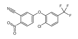 5-[2-chloro-5-(trifluoromethyl)phenoxy]-2-nitrobenzonitrile Structure