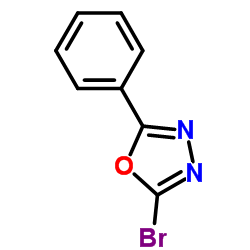 2-溴-5-苯基-1,3,4-噁二唑结构式