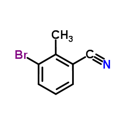3-Bromo-2-methylbenzonitrile Structure