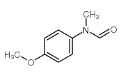 4'-甲氧基-N-甲基甲酰苯胺结构式
