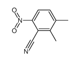 2,3-dimethyl-6-nitrobenzonitrile结构式