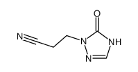 2-β-cyanoethyl-1,2,4-triazol-3(2H)-one结构式