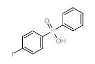 (4-iodophenyl)-phenyl-phosphinic acid结构式