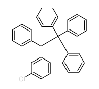 Benzene,1-chloro-3-(1,2,2,2-tetraphenylethyl)-结构式