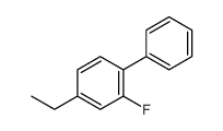4-乙基-2-氟-1,1'-联苯结构式