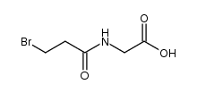 D,L ()-N-(2-Brom-propanoyl)-glycin Structure