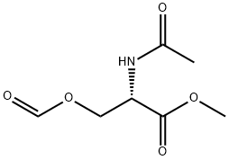 N-Acetyl-O-formyl-L-serine methyl ester结构式