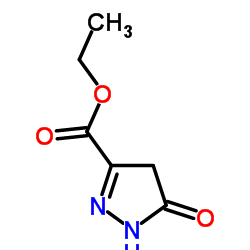 5-氧代-4,5-二氢-1H-吡唑-3-羧酸乙酯结构式
