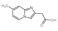 (7-甲基-咪唑并[1,2-a]吡啶-2-基)-乙酸结构式