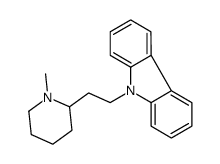 9-[2-(1-methylpiperidin-2-yl)ethyl]carbazole Structure