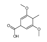 3,5-dimethoxy-4-methylcyclohexa-2,5-diene-1-carboxylic acid Structure