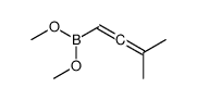 dimethoxy(3-methylbuta-1,2-dienyl)borane Structure