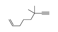 6,6-dimethyloct-1-en-7-yne Structure