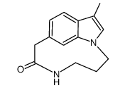2-methyl-5,6,7,8-tetrahydro-10H-1,11-etheno-pyrrolo[1,2-e][1,5]diazecin-9-one Structure