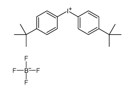 Bis-(4-tert-butylphenyl)-iodonium tetrafluoroborate Structure