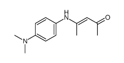 (Z)-4-(4-Dimethylamino-phenylamino)-pent-3-en-2-one Structure