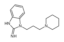 1-(3-piperidin-1-ylpropyl)benzimidazol-2-amine结构式