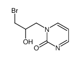 1-(3-bromo-2-hydroxypropyl)pyrimidin-2-one结构式