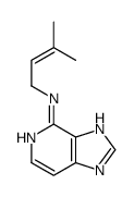 N-(3-methylbut-2-enyl)-1H-imidazo[4,5-c]pyridin-4-amine结构式