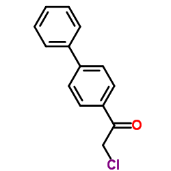 2-氯-4'-苯基苯乙酮结构式