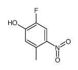 2-氟-5-甲基-4-硝基苯酚结构式